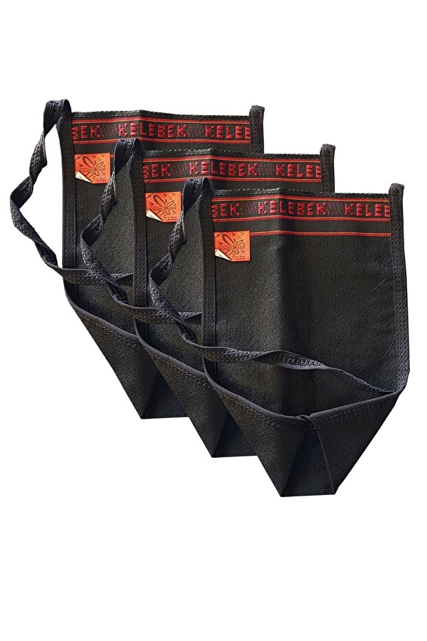 3 Pieces Black Butterfly Thick Hammam Pouch Curved Bursa Tellak Pouch Bath Bath Dirt Pouch