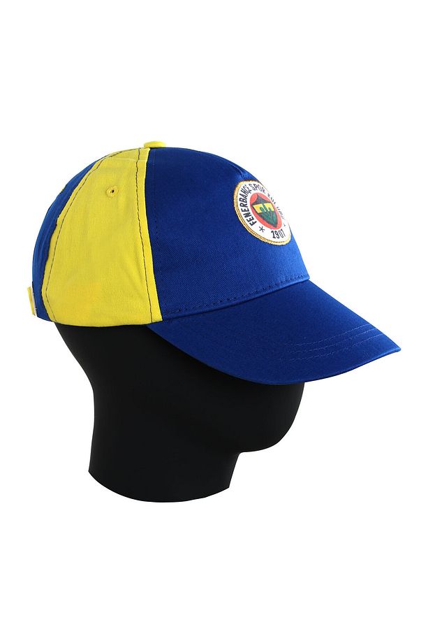 RETRO UNISEX LACİVERT SARI ŞAPKA - 1