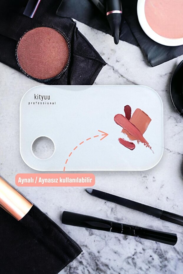 Ayna Hediyeli Karıştırma Paleti | Ürün Makyaj Karıştırma Paleti - 5