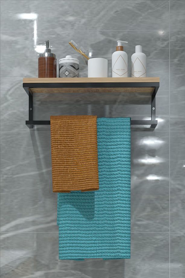 Ay Banyo Rafı , Duvar Rafı , Havlu Rafı 1002 - 3