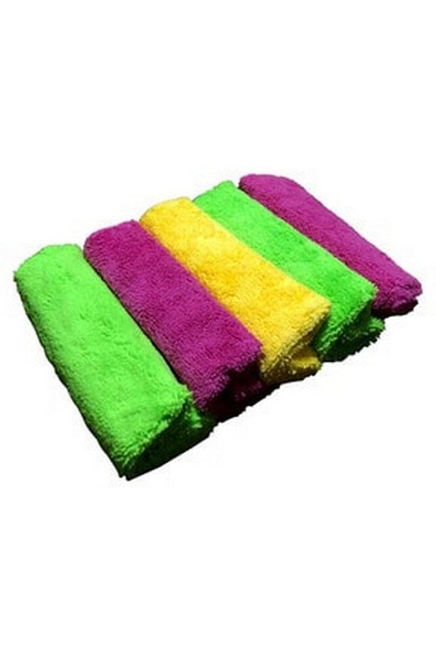 Temizlik Bezi Mikrofiber Temizlik Bezi ( 5 Adet) Hediyesi Mikro Fiber Cam Bezi 2'li - 4