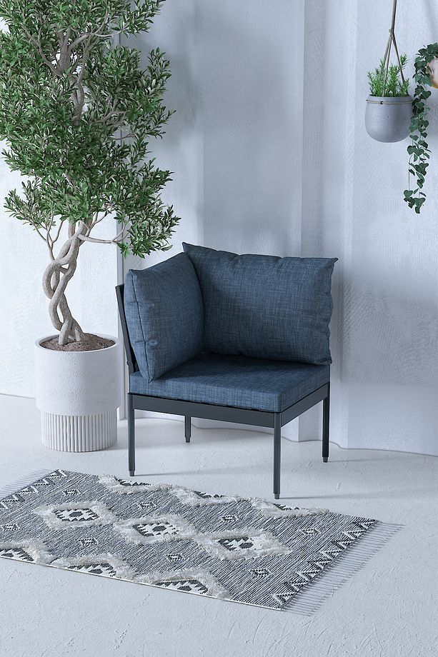 Mini Multilounge Bahçe Balkon Mobilyası, Tekli Koltuk - 1