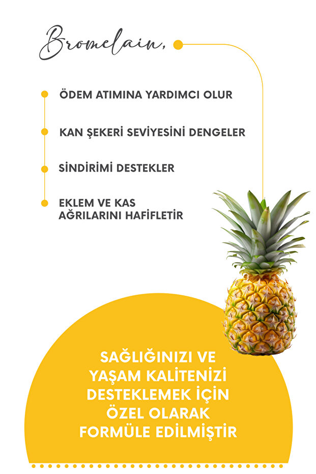 Bromelain 60 Kapsül - 3