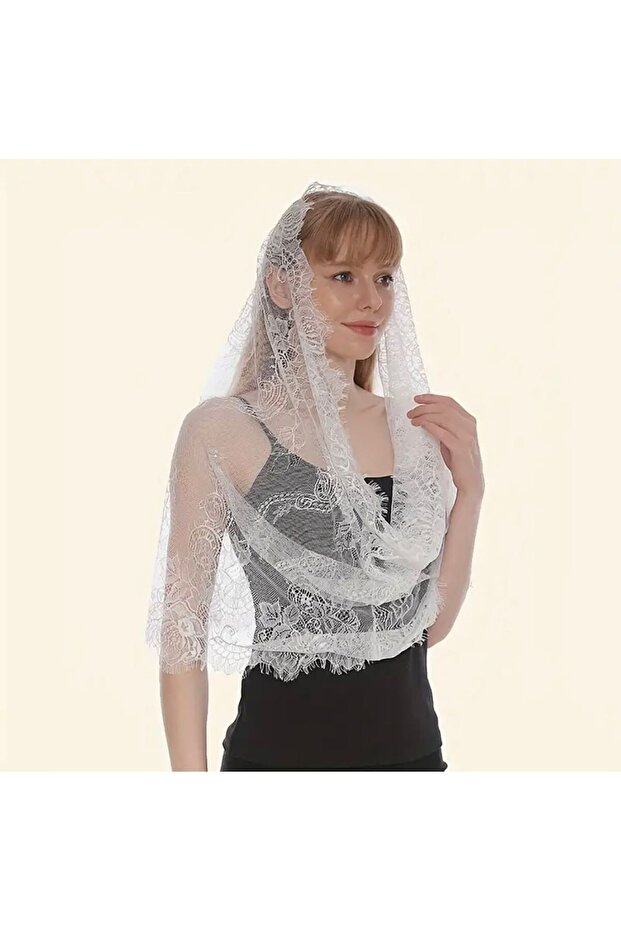 Dantel Kadın Başörtüsü - 2