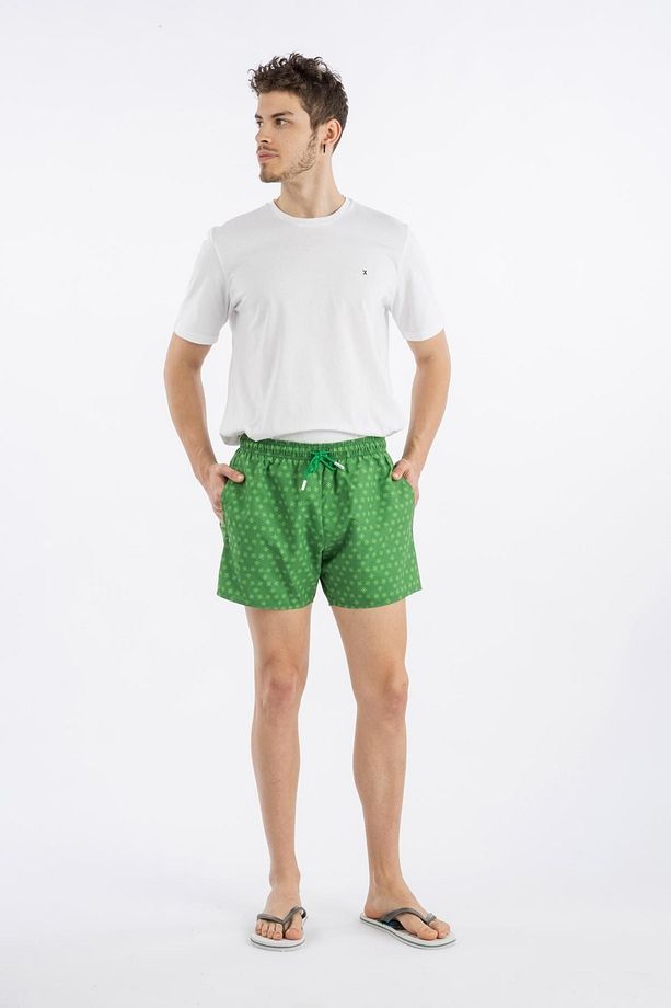 Erkek Desenli Swim Şort - 2