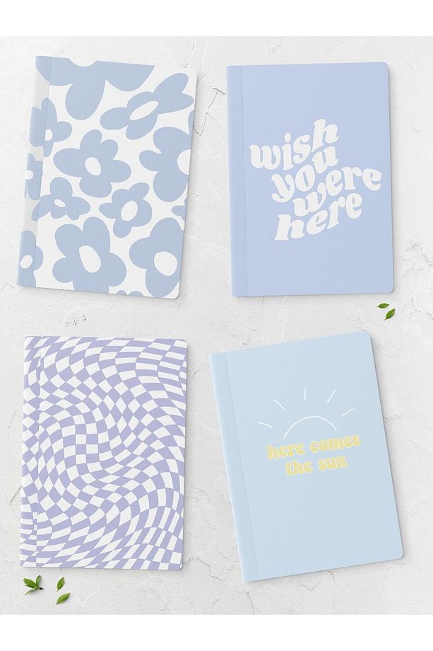 Notebook Defter, 12 Adet Çizgisiz Defter, Anı Ve Akıl Defteri, Hediye Defter, Mini Boy - 48 Sayfa - 3