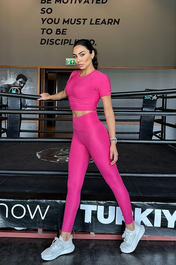 Parlak pembe tayt cobra - 3