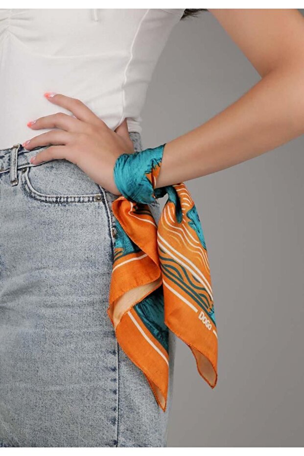 Eșarfă multicoloră United Fish Design - 3