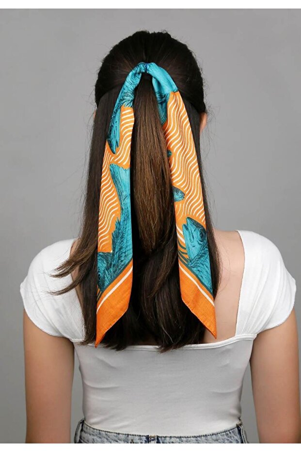 Eșarfă multicoloră United Fish Design - 2