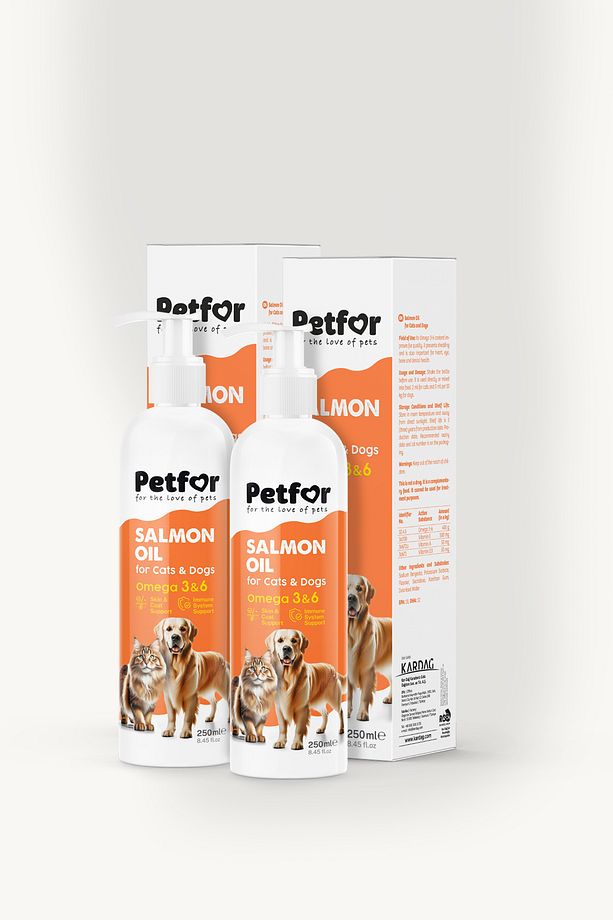 Somon Yağı 250 ML Kedi ve Köpekler için x2 Adet - 2