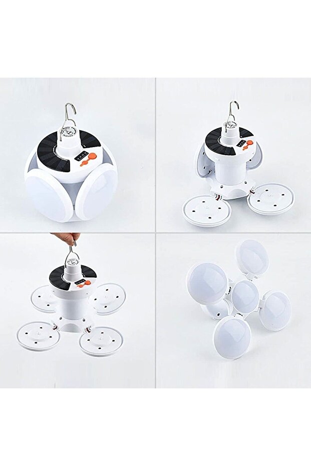 Katlanabilir Solar - USB Şarjlı Led Işık - 3