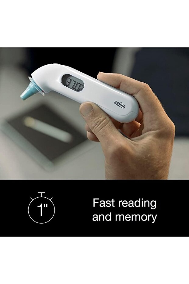 Thermoscan 3 Thermometer 1sec reading, Audio Fever indicator, LCD, Auto shut-off - IRRT 3030 - 3