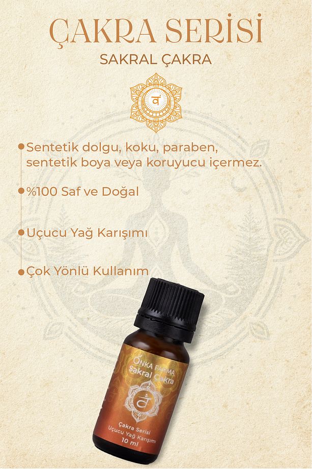 Sakral Çakra Aromaterapi Yağ Karışımı 10 ml - 3