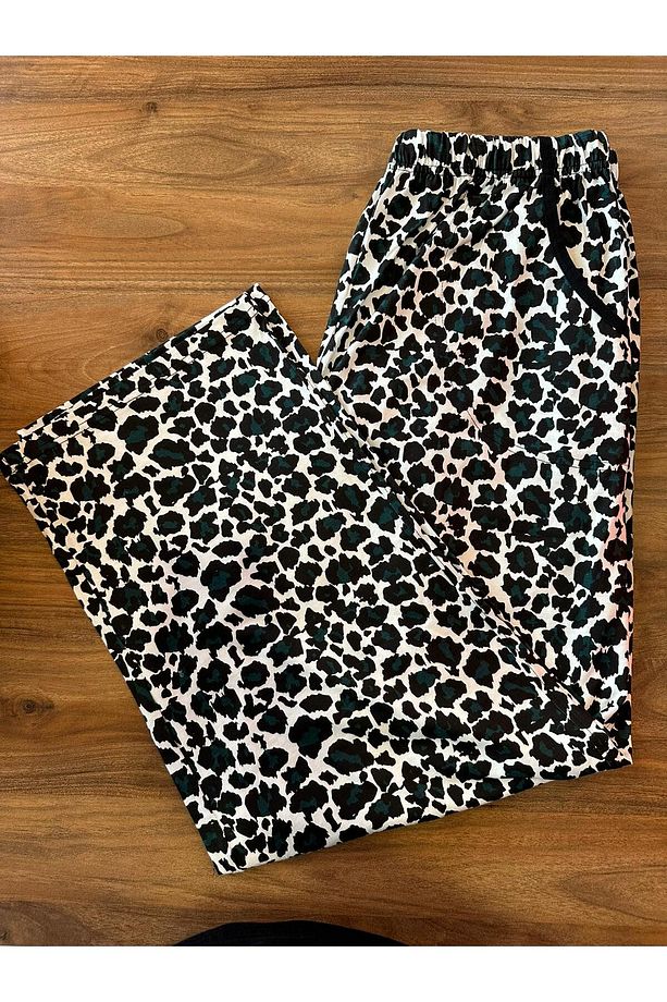 Kadın Cepli %100 Pamuk Pijama Altı - 1