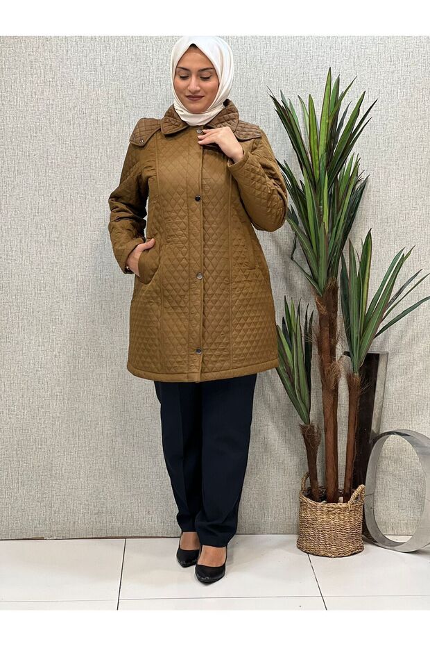 Quilted Fur Coat