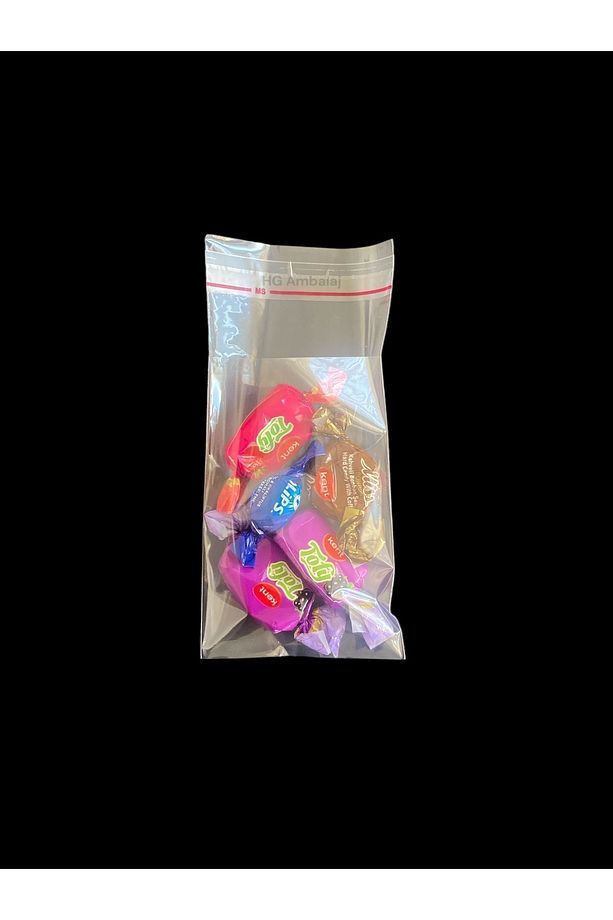 1000 Adet 8x15 Cm Bantlı Yapışkanlı Şeffaf Opp Jelatin Poşet ( 8x10 5) - 3