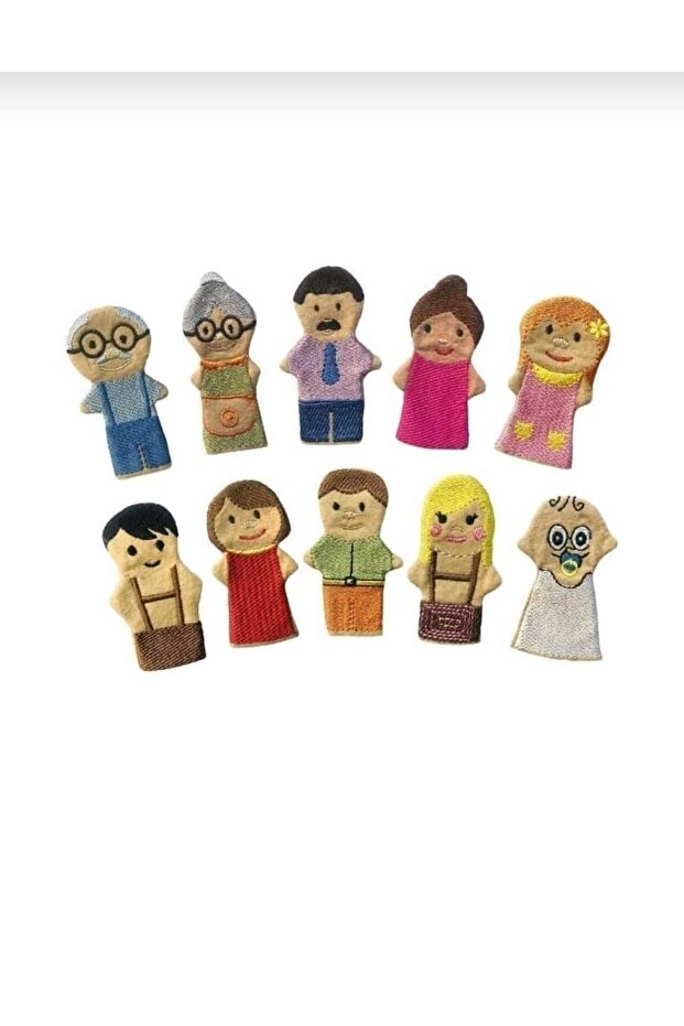 People 10-piece Finger Puppet Set
