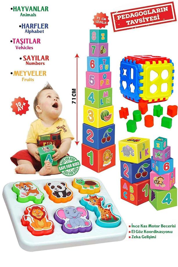 Neşeli Hayvanlar Bultak Bultak Puzzle - 1