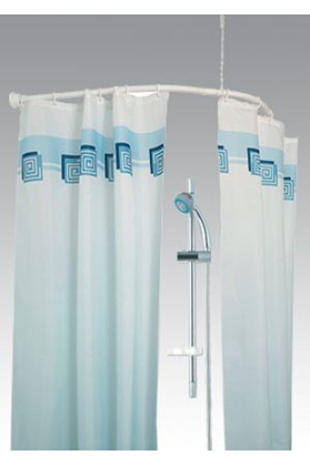 Banyo Duş Perde Borusu Köşeli - 4