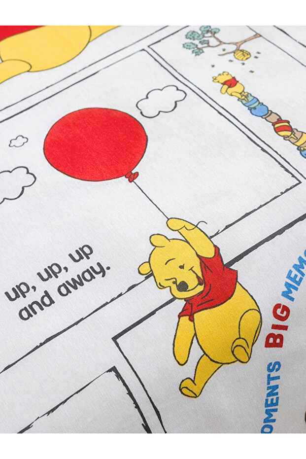 LCW HOME Winnie the Pooh Baskılı Tek Kişilik Nevresim Seti - 5