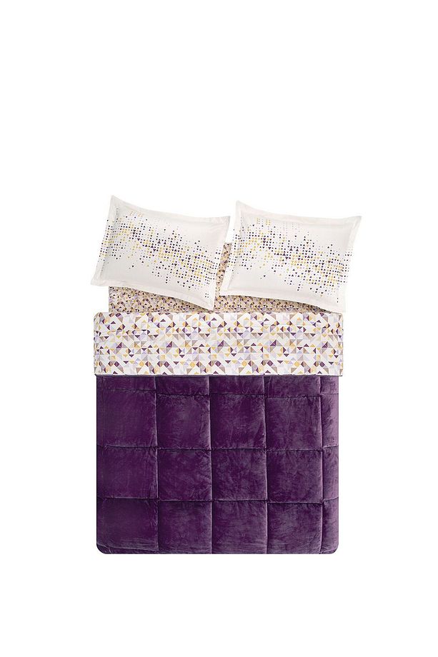 Eliot Tek Kişilik Threefy Set - Mor - 4
