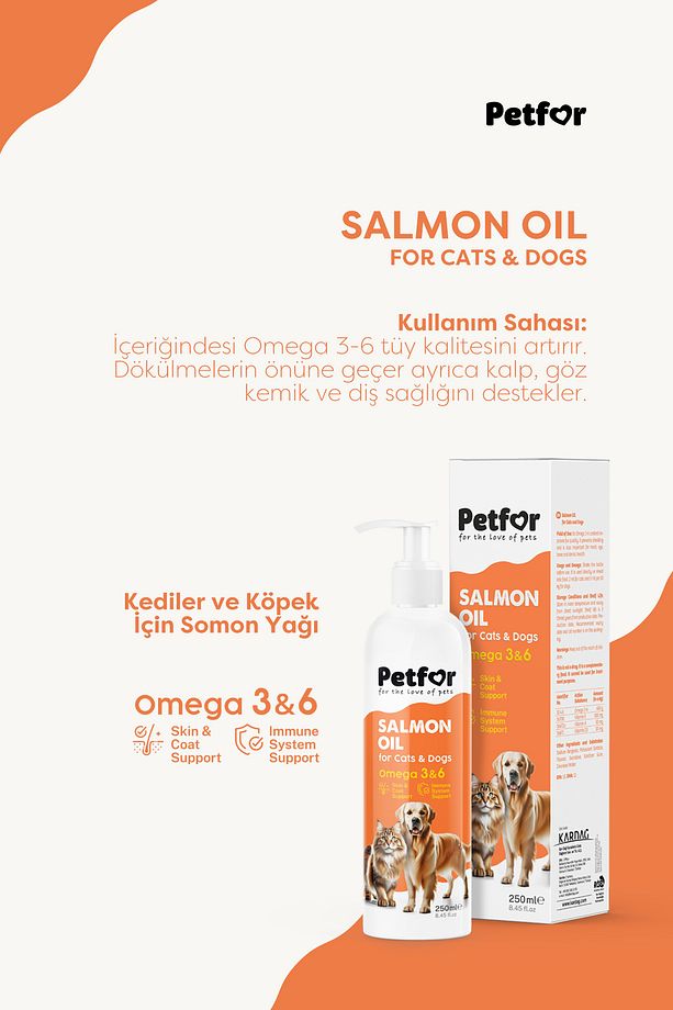 Somon Yağı 250 ML Kedi ve Köpekler için - 3
