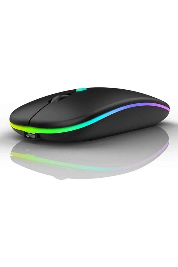 Kablosuz Fare Wireless Mouse 4 Tuşlu Renk Sessiz Şarj Edilebilir Dpı Kontrol - 6