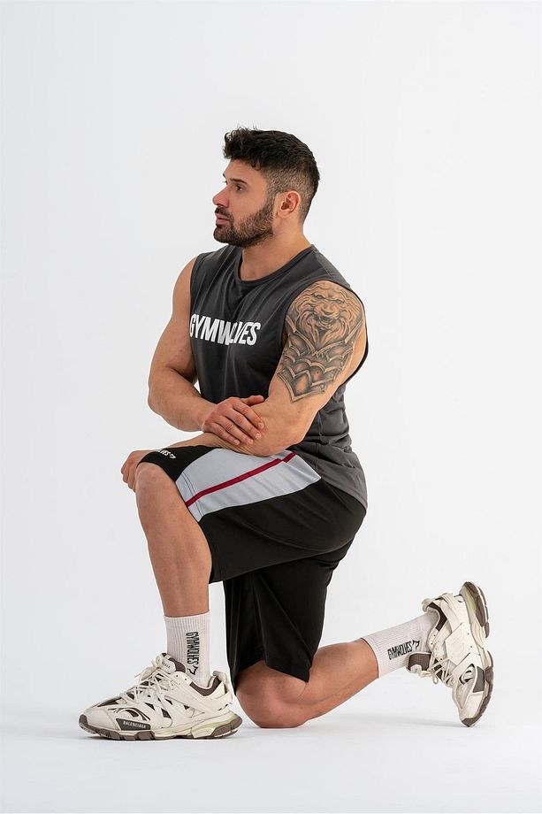 Erkek Basketbol Şort | Siyah | Spor Şort | - 7