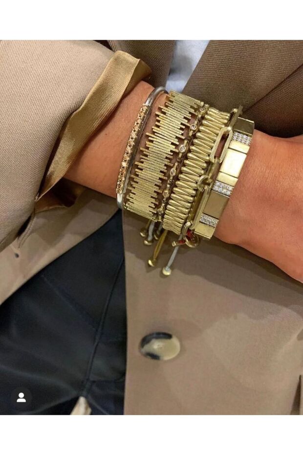 Bronz Crystal Bileklik - 3