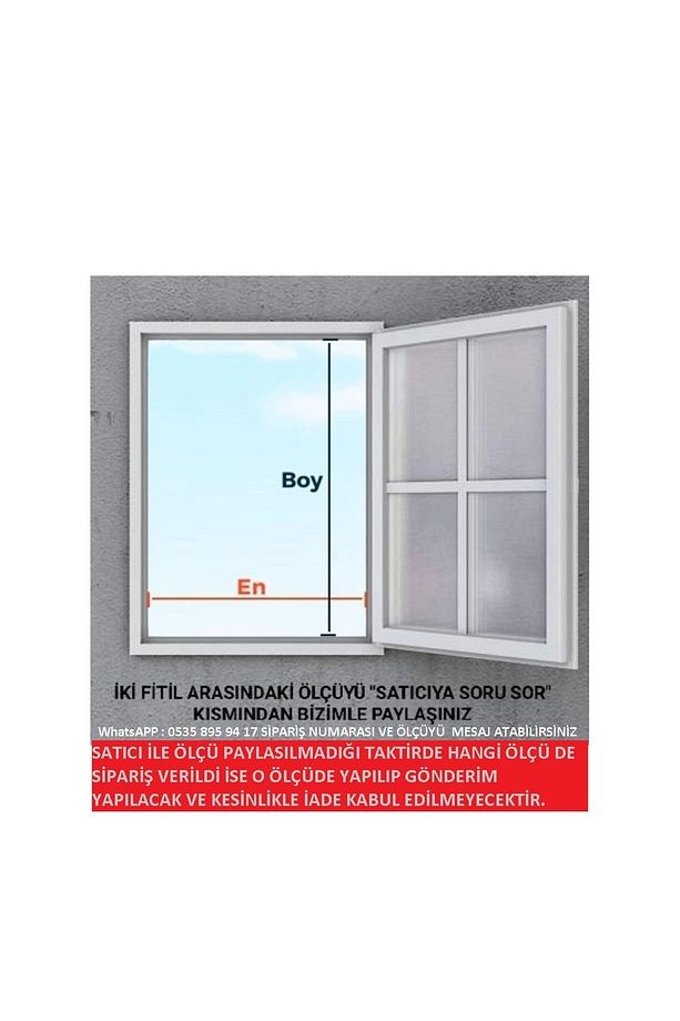 Sağlam Yapı 1.7x2.5 Kalın Profil Kahverengi Menteşeli Sineklik 0,50 x 1,10 - 2