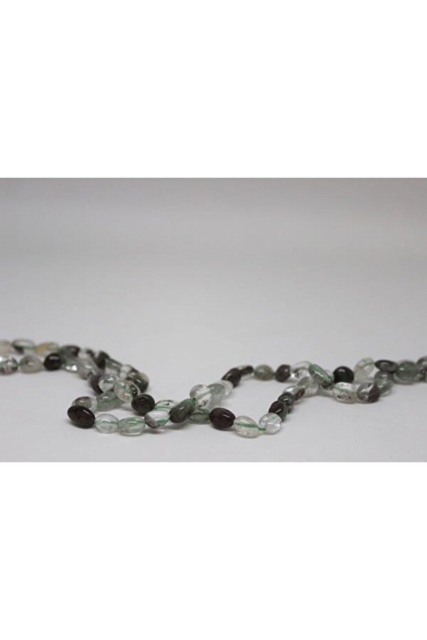 Bracelet Size Lodolite Natural Stone Half Strand (18CM LONG)