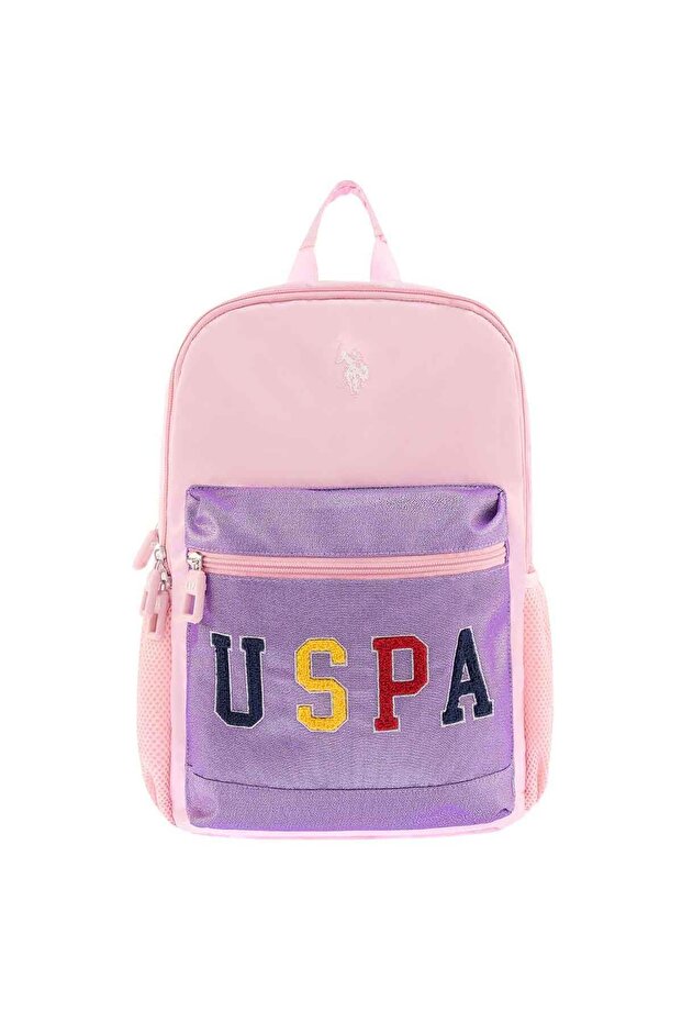 U.S. Polo Pink Purple School Bag Plcan24270