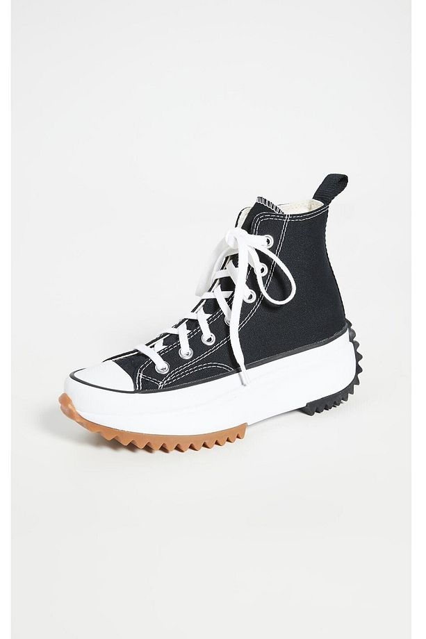 Siyah - The Run Star Unisex Canvas Sneaker Ayakkabı - 2