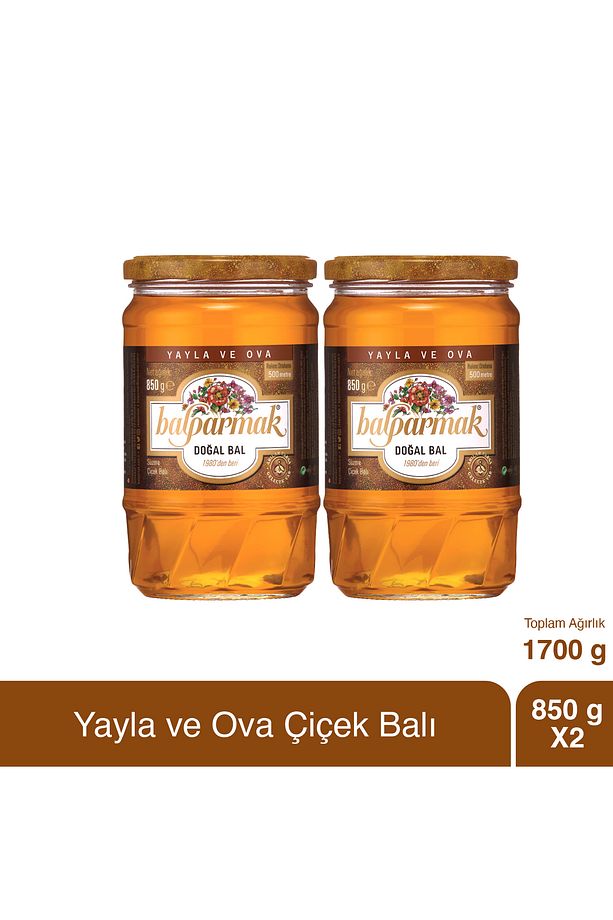 Yayla ve Ova Çiçek Balı 850 g x 2 Adet - 1