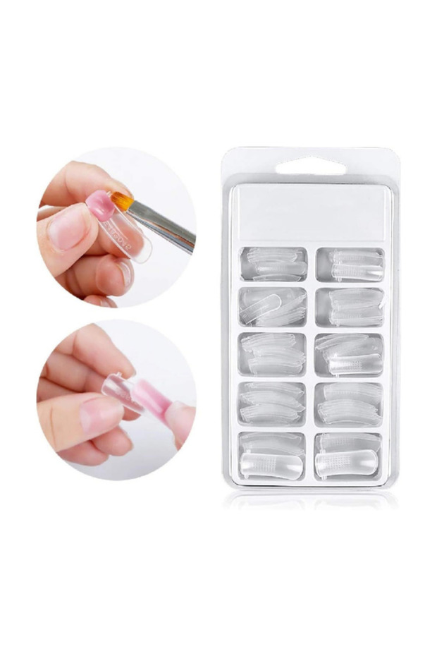 Poly Gel Tips Üst Form 100 Adet - 1