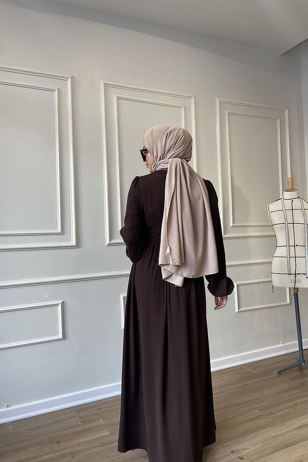 Hürrem Elbise Ferace Acı Kahve - 6