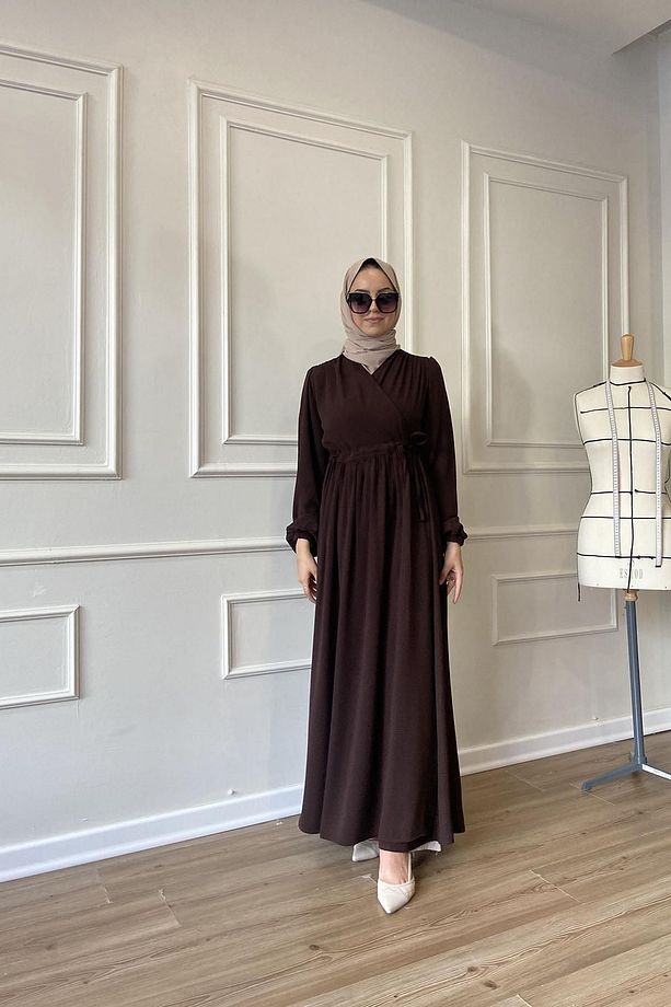 Hürrem Elbise Ferace Acı Kahve - 8