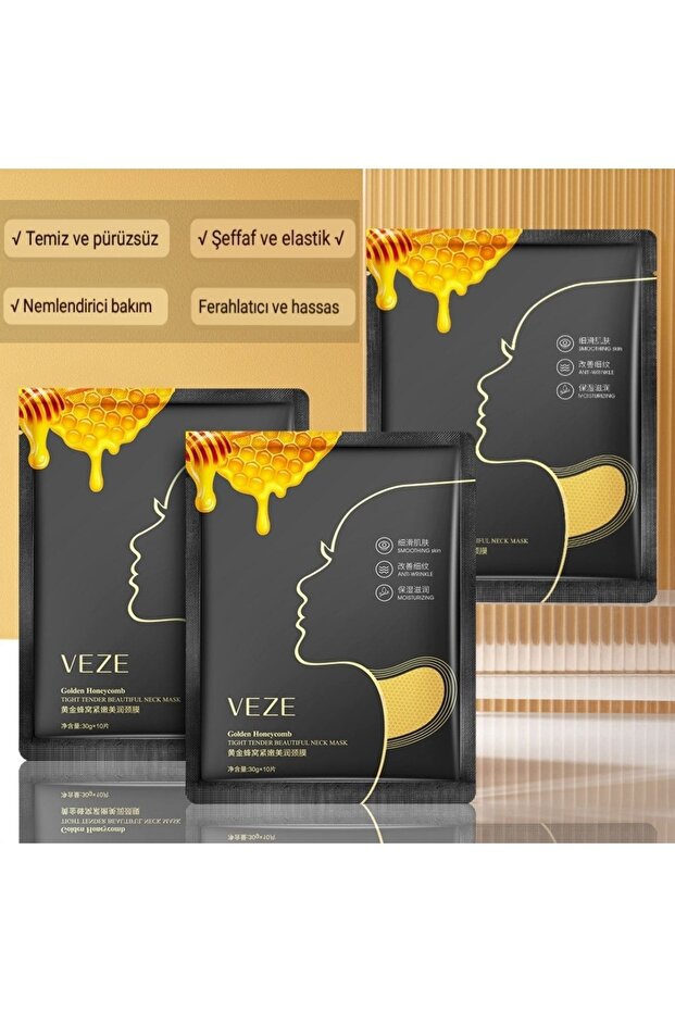Honey and Organic Herbal Neck Mask for Neck 2 Pieces