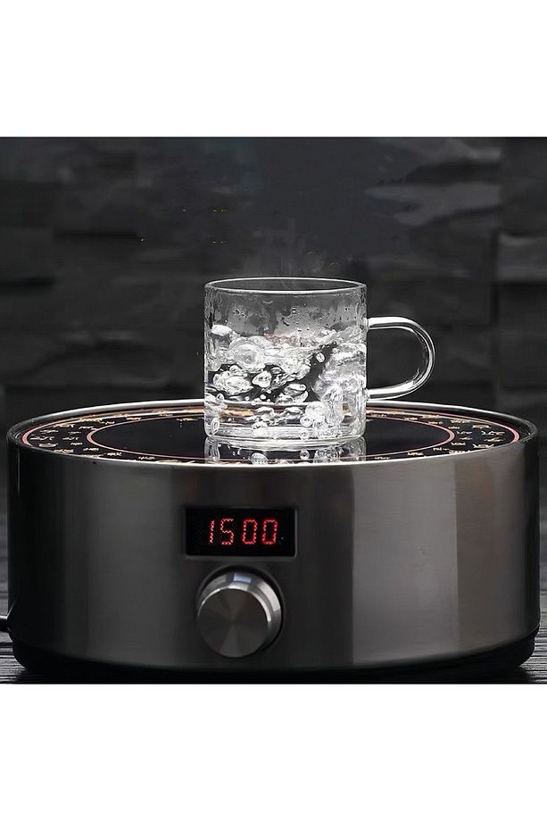 6 Parça Borosilikat 120ml  Cam Kahve Ve çay Kupası - 4