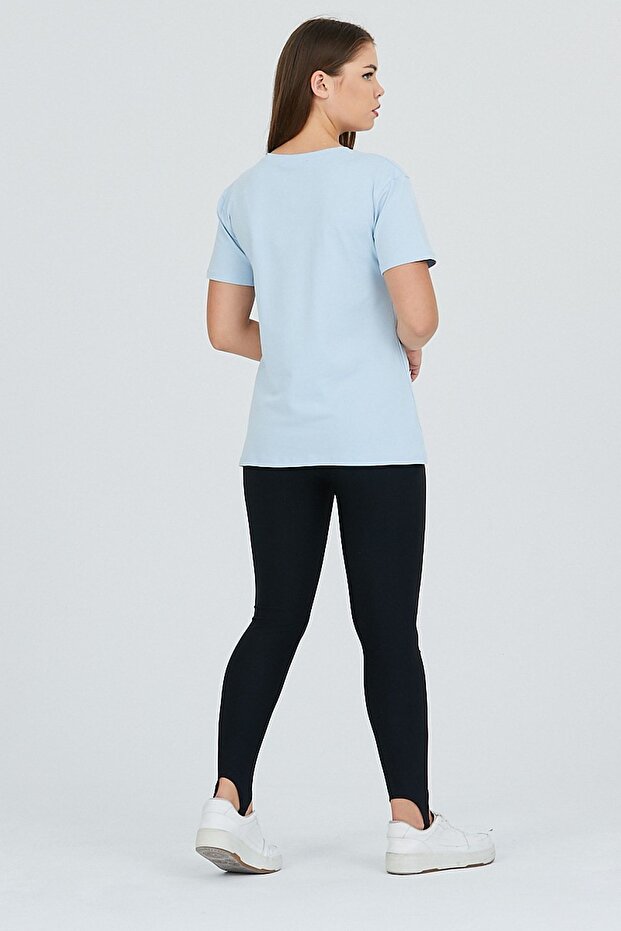 بودرة زرقاء أساسية مطبوعة من الأمام - 5