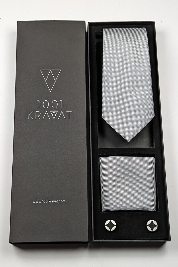 Men's Gift Set with Handkerchief, Tie and Cufflinks
