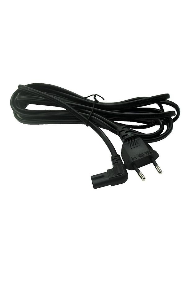 Teyp Fişi Notebook Yazıcı Işıldak Power Güç Kablosu L Uç 90 Derece C7 Girişli 80 Cm - 6