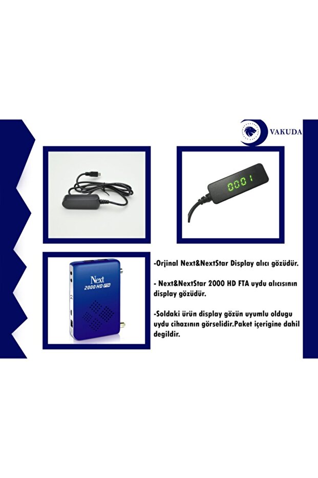 Next 2000 Hd Fta Display Alıcı Göz - 3
