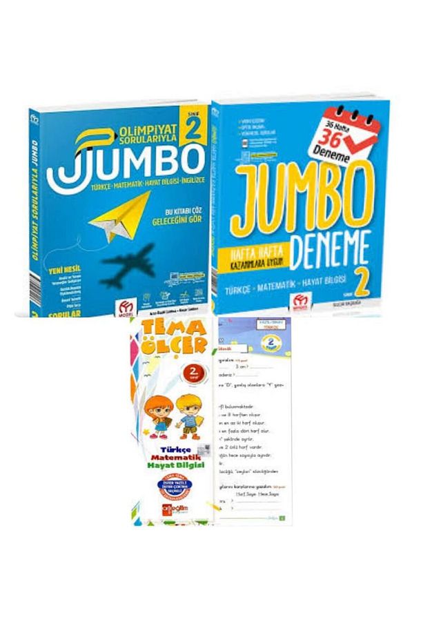 2. Sınıf Olimpiyat Sorularıyla Jumbo Soru Bankası+Tüm Dersler Deneme Ve Tüm Dersler Yaprak Test - 2