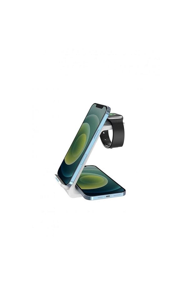 svngx - 20w Iphone  Watch / Android 3in1  Kablosuz Wireless Şarjlı Standı One Size Sphere 917250 - 3