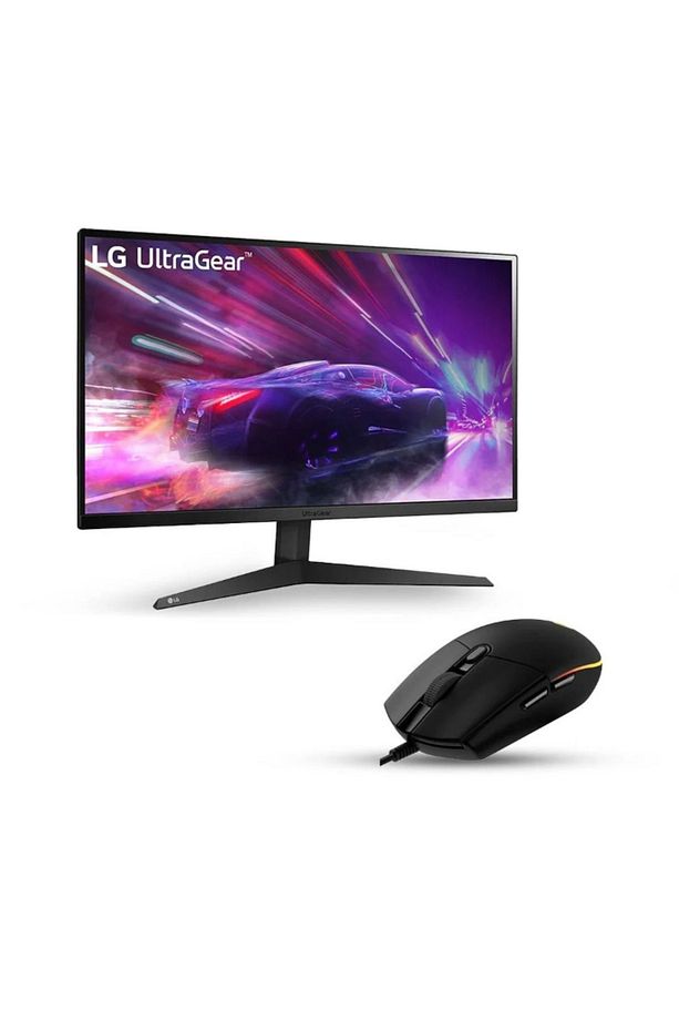 UltraGear 24GQ50F-B 24'' 165Hz 1ms Freesync Gaming Monitör + Logitech G G102 Gaming Mouse - 1