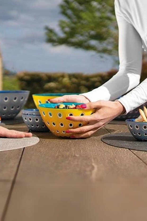 Guzzini Le Murrine 2'li Kase Sarı-Mavi - 6