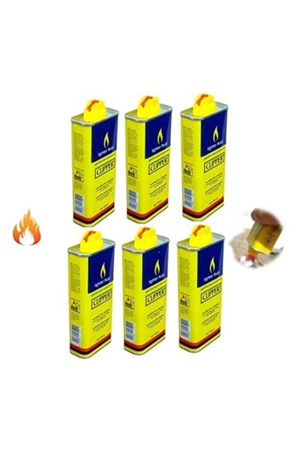 Clıpper Fluıd Çakmak Benzini 133ml X 6 Adet - 1