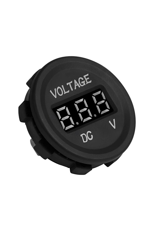 DC7V-30V LED Panel Mini Dijital Voltmetre - Mavi - 4