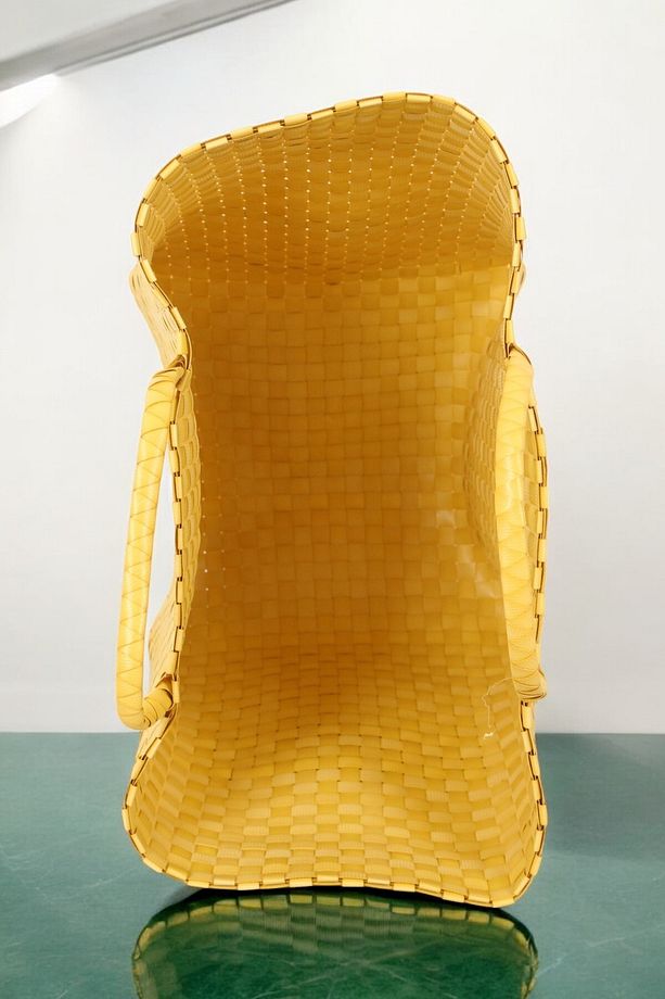 Sarı Tote Çanta Eko-Şık Sürdürülebilir Günlük Kullanım Çevre Dostu Çok Amaçlı Çanta 40x35cm - 3